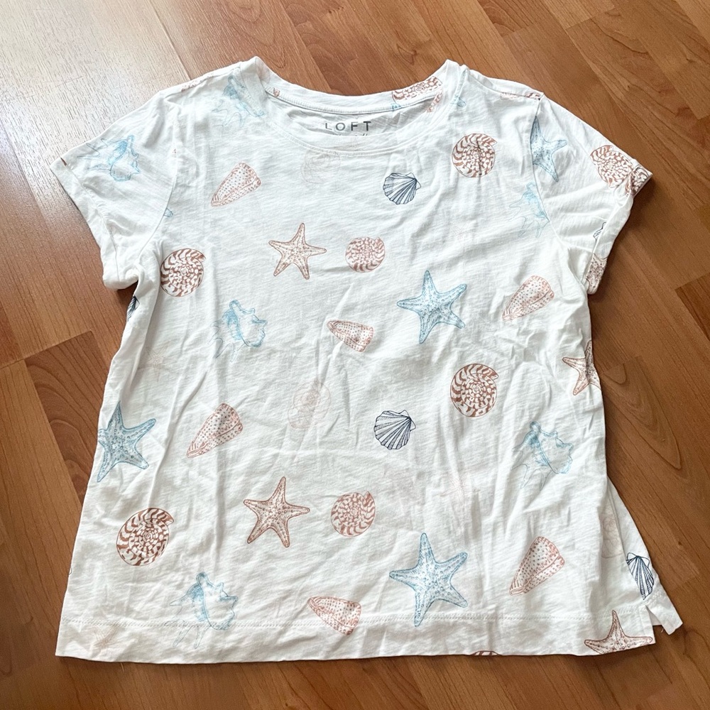 Loft Sea Shell Tee - image 1